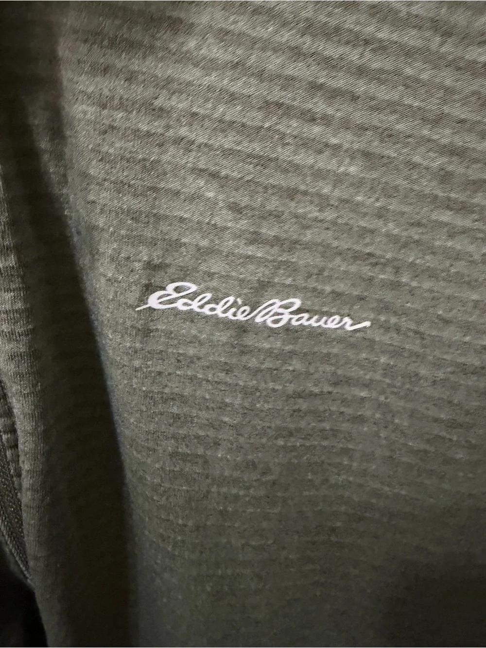 Eddie Bauer Men's L First Ascent High Route Grid Fleece Quarter-Zip Pullover